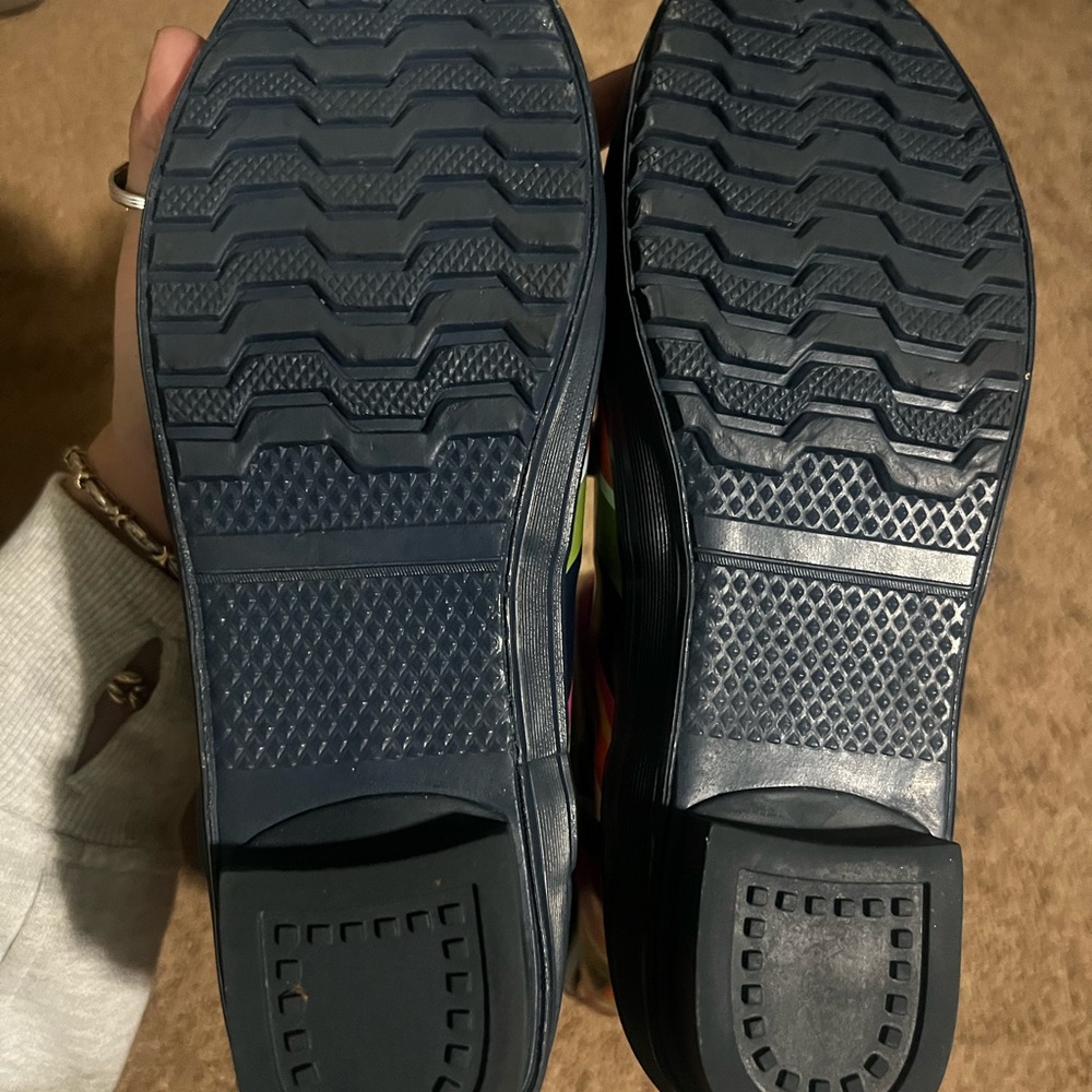 Coach Multicolor Striped Rain Boots - Picture 4 of 6